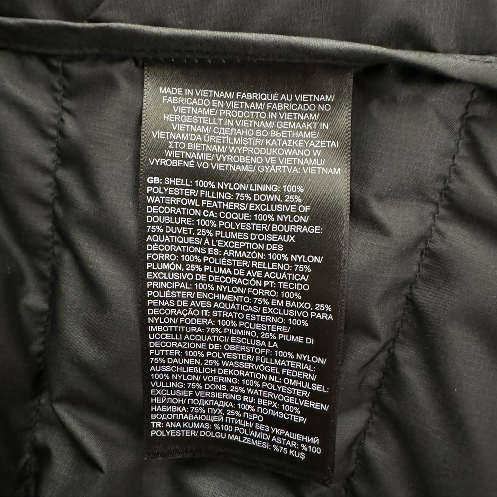 The North Face Women's Minoqua Down Jacket Flare TNF Black Sz S M L XL XXL New - Picture 8 of 8